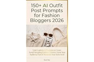 150+ AI Outfit Post Prompts for Fashion Bloggers 2026: Viral-Caption AI Prompts to Create Scroll-Stopping Fashion Content, Gr