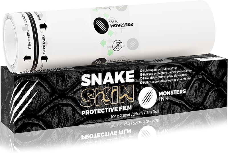 Monsters Ink Matte Second Skin Tattoo Cover Aftercare Film 25cm x 2m