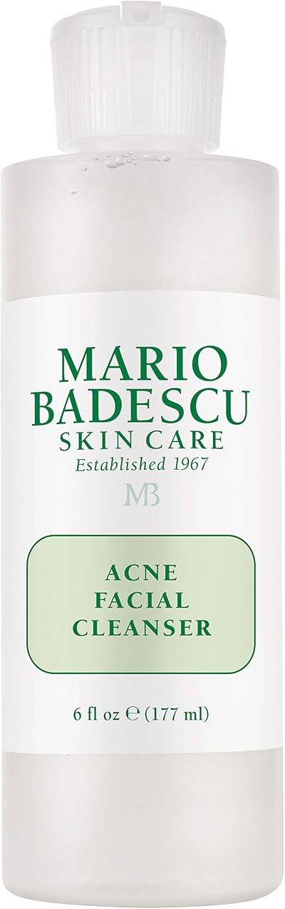 Mario Badescu Acne Facial Cleanser 6 fl oz Salicylic Acid BHA Oily Troubled Skin