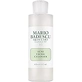 Mario Badescu Acne Facial Cleanser for Combination & Oily Skin, Oil-Free Face Wash with Salicylic Acid & Aloe Vera, Deep Pore Clean