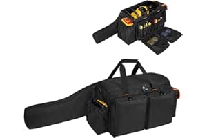 ORKELS 10in &12In Chainsaw Case Compatible with EGO, Dewalt, Greenworks Power Chainsaws – Durable Chainsaw Bag for Chainsaw & Accessories – Bag Only