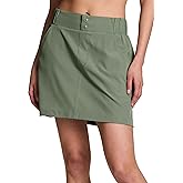 RBX Active Women's Athletic Skirt with Built-in Shorts, Quick Drying Long Length Tennis Golf Skort with Pockets