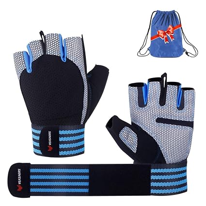 Jessico Workout Gloves Best Weight Lifting Gloves With 18 Wrist Wraps Supportexercise Gloves For Powerlifting Gymcross Training For Men Women