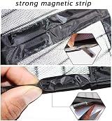 YRH Magnetic Fly Screen Door Heavy Duty Self-Sealing Mesh Black 90x210cm No view 4