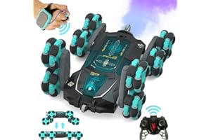 Opmind 8WD Hand Controlled RC Stunt Car, Gesture Sensing Remote Control Crawler Car for Boys Age 8-13, 2.4Ghz Climbing Toys for Kid 6-10 11 12 Year Old, Christmas Birthday Gifts for Boys Girls