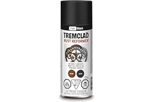 Rust-Oleum Tremclad Rust Reformer Spray Paint in Flat Black, 291g