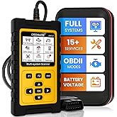 OBDMATE OBD2 Scanner for Honda/Acura, All Systems Diagnostic Tool with 15+ Resets (Oil/TPMS/ETC/EPB/ABS/SAS...), Full OBDII F