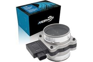 Yezoauto Mass Air Flow Sensor Maf Meter Compatible with Buick Century V6 3.1L 00-05 & Beretta V6 3.1L 1996 & GMC Jimmy V6 4.3L 2002 & Honda/Isuzu/Oldsmobile/Pontiac & More Replace OE 25180303