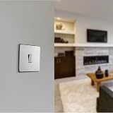 BG Electrical 2 Way Light Switch Screwless Polished Chrome Slim Profile 20A view 7