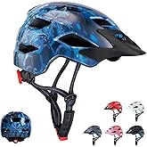 Kids Helmet, SIFVO Kids Bike Helmet Boys and Girls Bike Helmet with Cool Visor Helmet for Kids 5-14, Kids Bike Helmets Youth Bike Helmet Adjustable & Lightweight 50-57cm