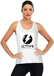 ICTIVE Womens Cross Backless Workout Tops for Women