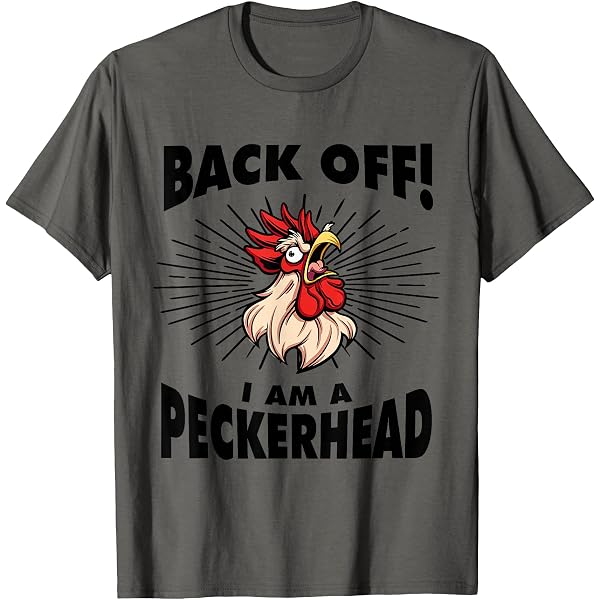 Amazon.com: Funny Chicken Rooster Aggressive Poultry Apparel Back
