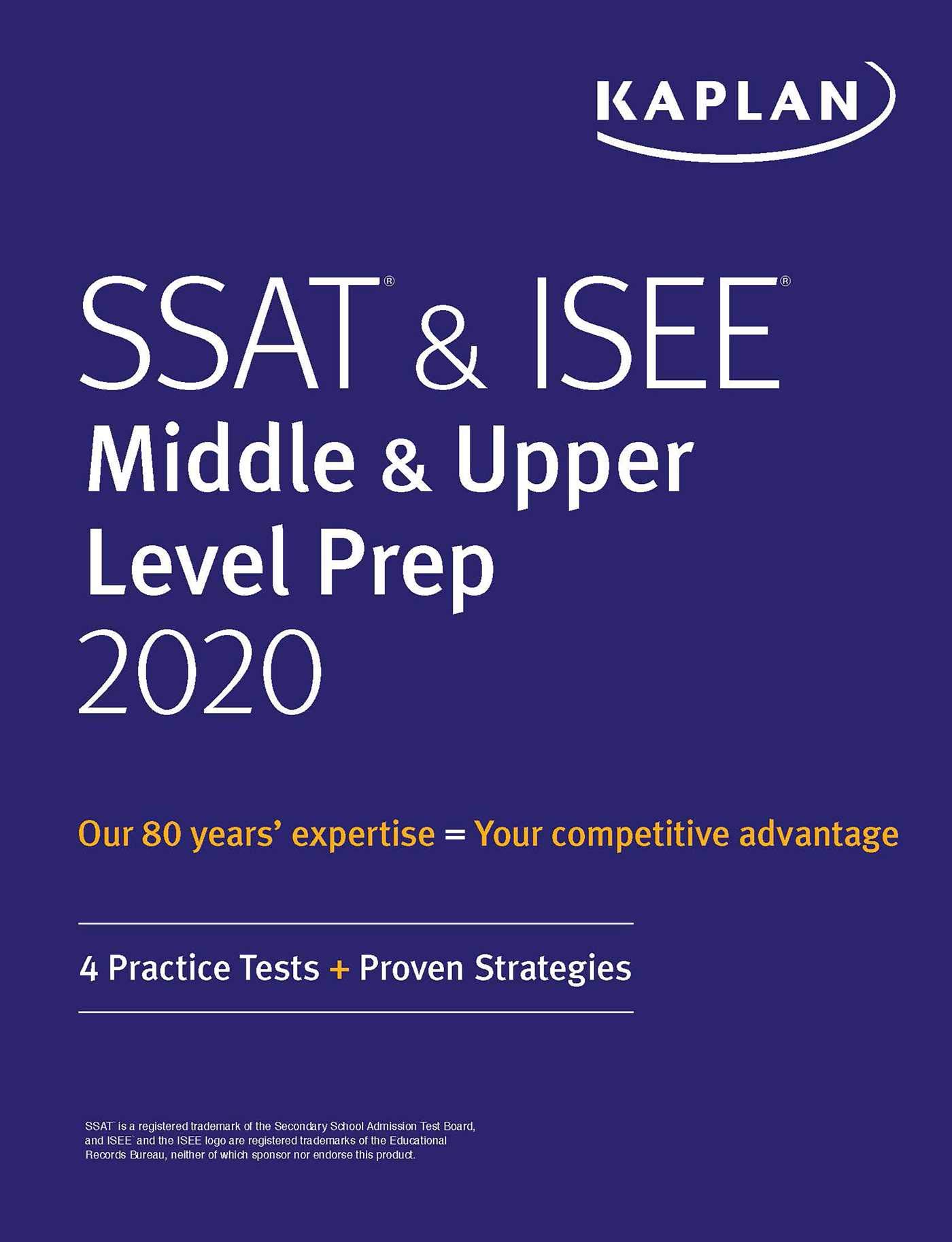 Kindle Store,Kindle eBooks,Education & Teaching SSAT & ISEE Middle & Upper Level Prep 2020: 4 Practice Tests + Proven Strategies (Kaplan Test Prep) Kaplan Test Prep