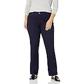 LEE Women's Plus Size Flex Motion Regular Fit Straight Leg Pant
