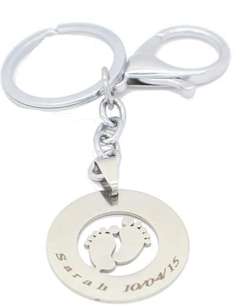 personalised baby keyrings