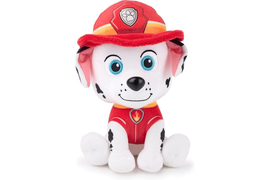 GUND PAW Patrol Marshall 6-Inch Plush Toy, Stuffed Animal for Ages 1+ | Soft Tactile Sensory Details Provide Emotional Comfort, Inspire Imaginative Screen-Free Roleplay and Problem-Solving