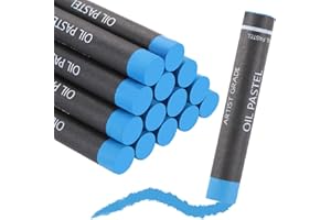 MECCANIXITY Soft Oil Pastels, Oil Pastel Crayons Vibrant Color Blendable Art Supplies for Painting Drawing Blending Painting 