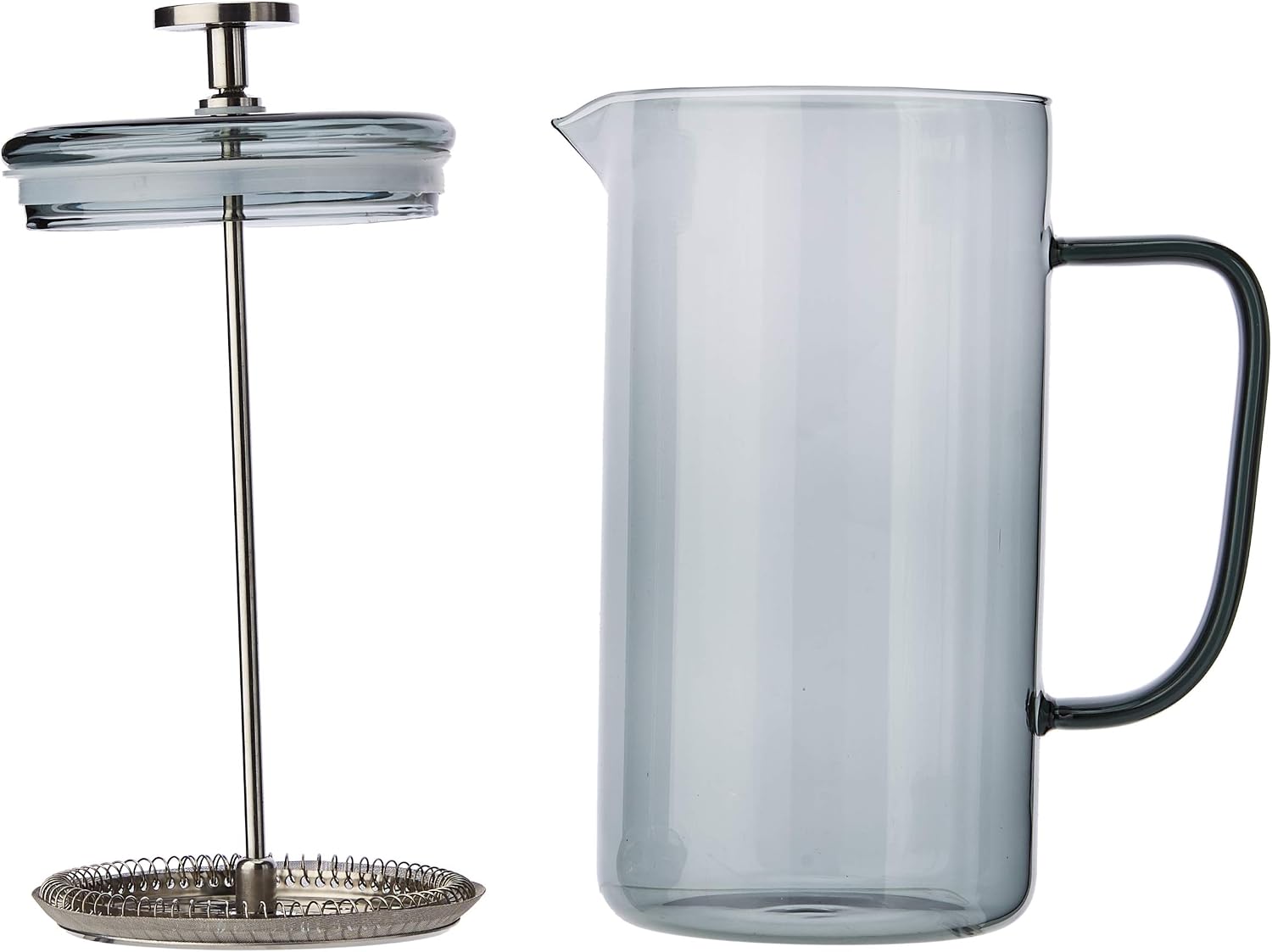 La Cafetière Core Cafetiere/French Press Coffee Maker, Borosilicate Glass, Smoky Grey, 8 Cup, 8 Cup (1 Litre) - Image 3