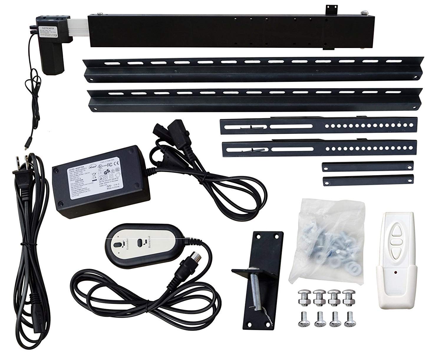 ECOWORTHY Automations Motorized Vertical TV Lift for 2657" TVs Remote Control for Home Use