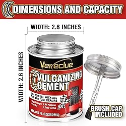Chemical Vulcanizing Cement, Clear Tire Repair