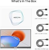 ARZOPA 17.3 Inch Portable Monitor 1920x1080 HDR IPS Kickstand USB-C HDMI view 9