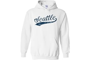 UGP Campus Apparel Hometown Baseball Script - Hometown Pride, Pitcher HOODIE