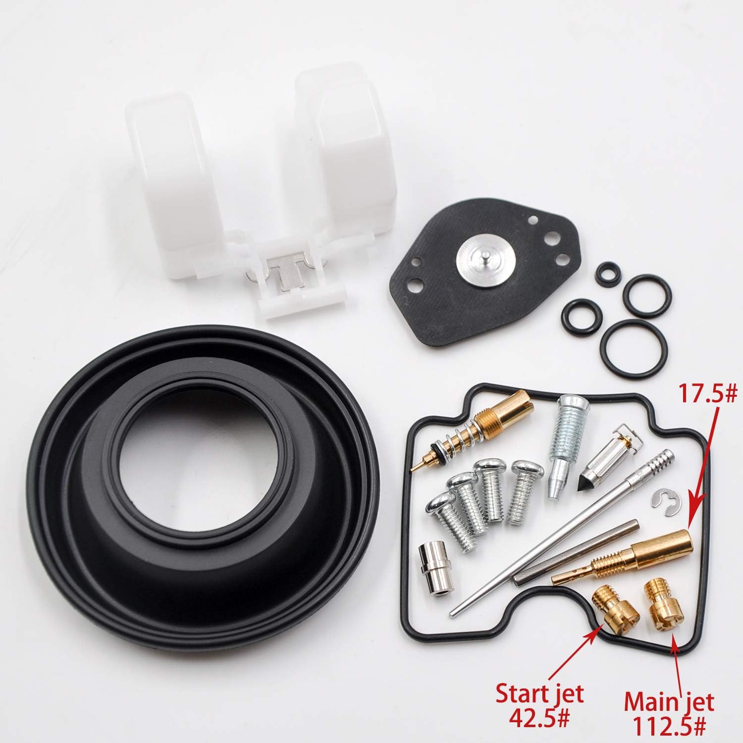 YM 1999~2011 year Virago XVS 1100 DragStar motorcycle carburetor repair kit With float/large and small diaphragms