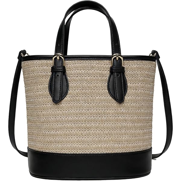 Amazon.com: Anne Klein Womens Straw Mini Tote with Convertible Strap, Natural-Black Stripe/Black : Clothing, Shoes & Jewelry Amazon.com: Anne Klein Womens Straw Mini Tote with Convertible Strap, Natural-Black Stripe/Black : Clothing, Shoes & Jewelry
