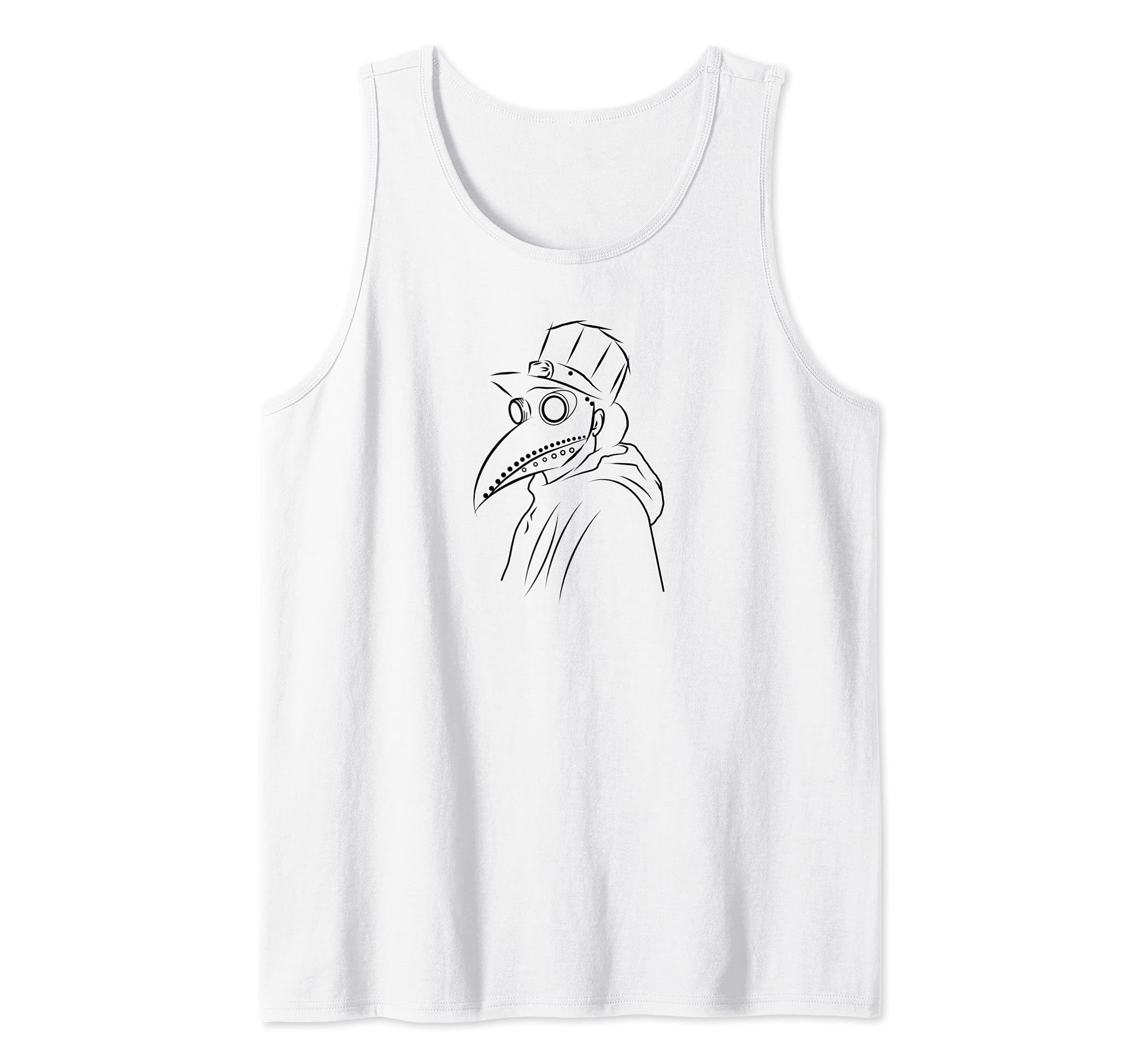 Plague doctor mask - Grunge Gothic Moon Occult fun Tank Top