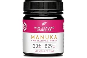 New Zealand Honey Co. Raw Manuka Honey UMF 20+ / MGO 829+ | UMF Certified Raw Medical Grade Honey | 8.8oz