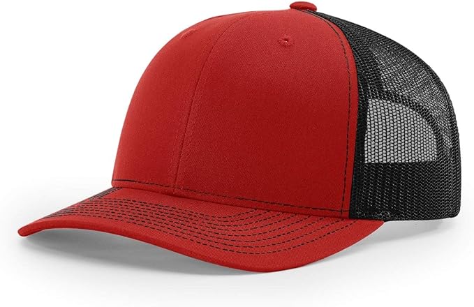 red and black snapback hat