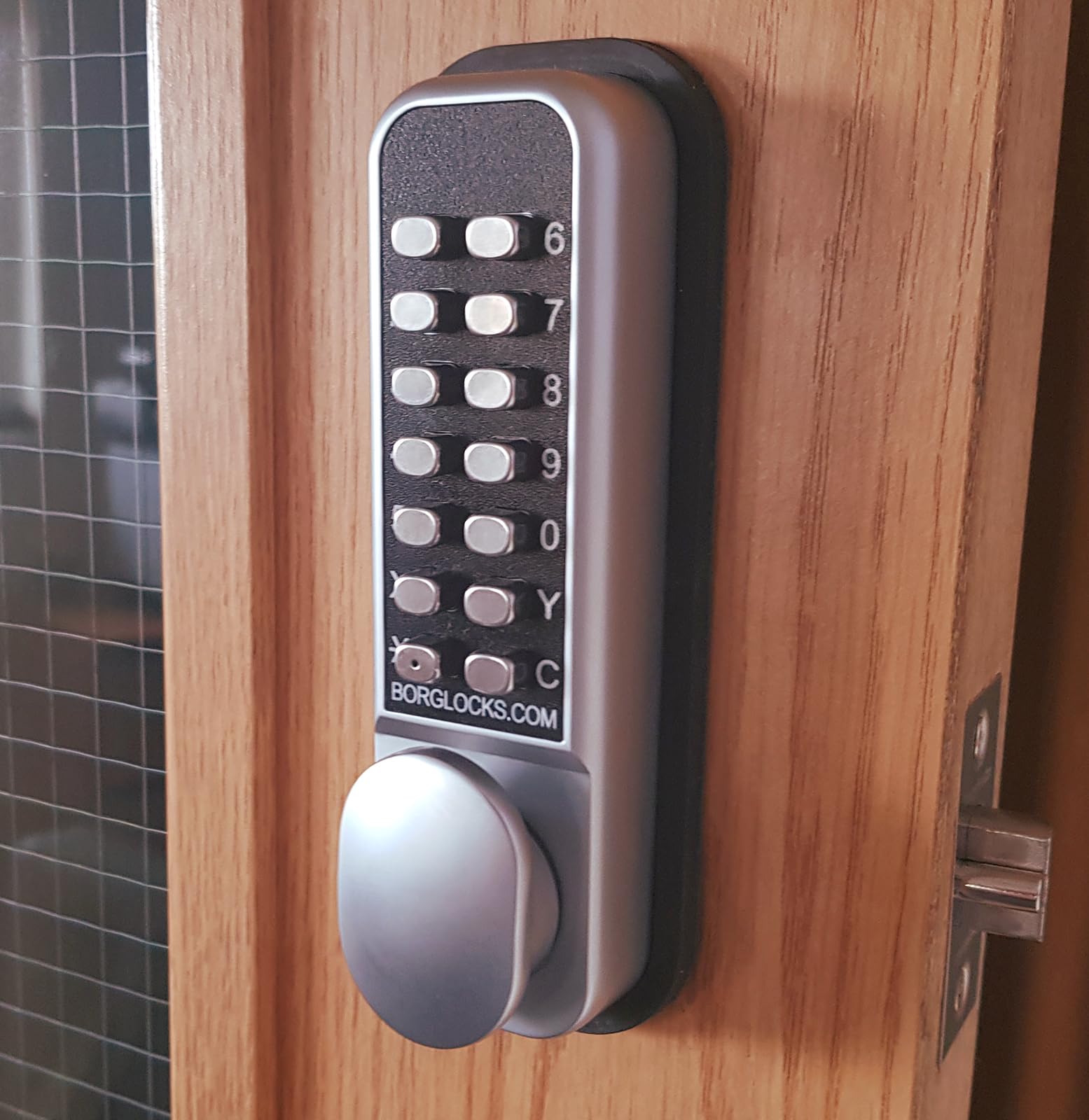 Borg Locks (BL2201) EASI-Code PRO Digital Lock Satin Chrome