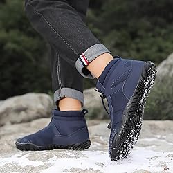 Dinint Barefoot Shoes Men Women Wide Toe Box Winter
