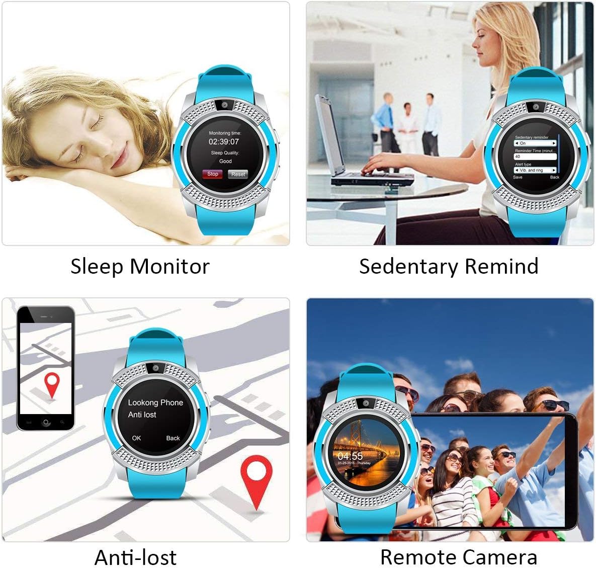 jaiden bluetooth v8 watch