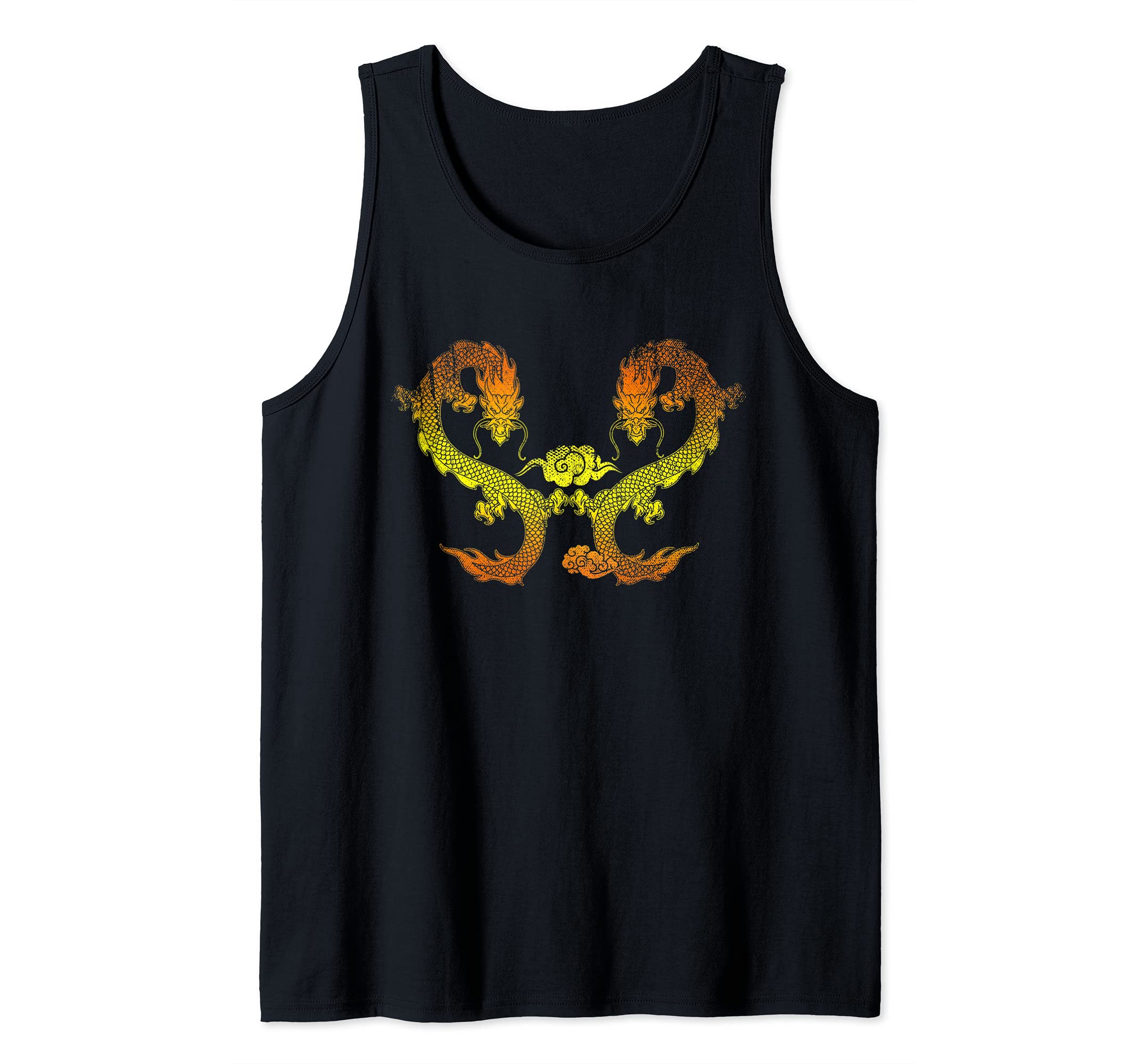 Asian Animal China Mythical Creature Chinese Fantasy Dragon Tank Top