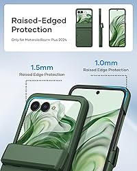 ATATOO for Motorola Razr+ Plus 2024 Case, Built-in