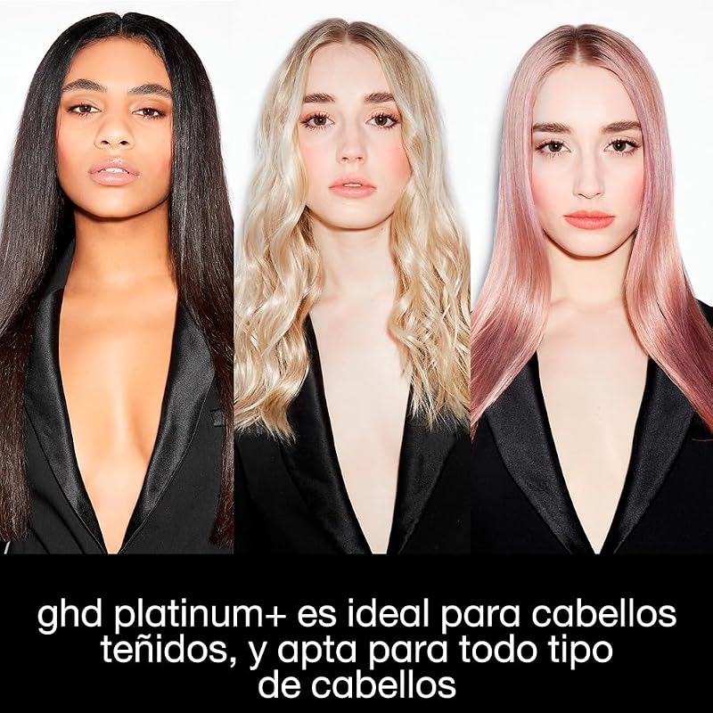 Platinum+ - Plancha de Pelo Profesional Inteligente - Negra