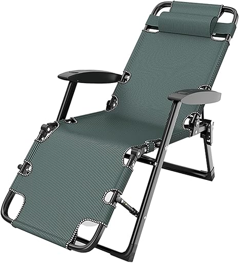 Zero Gravity Lounge Chair Adjustable Folding Patio Recliner Chairs for