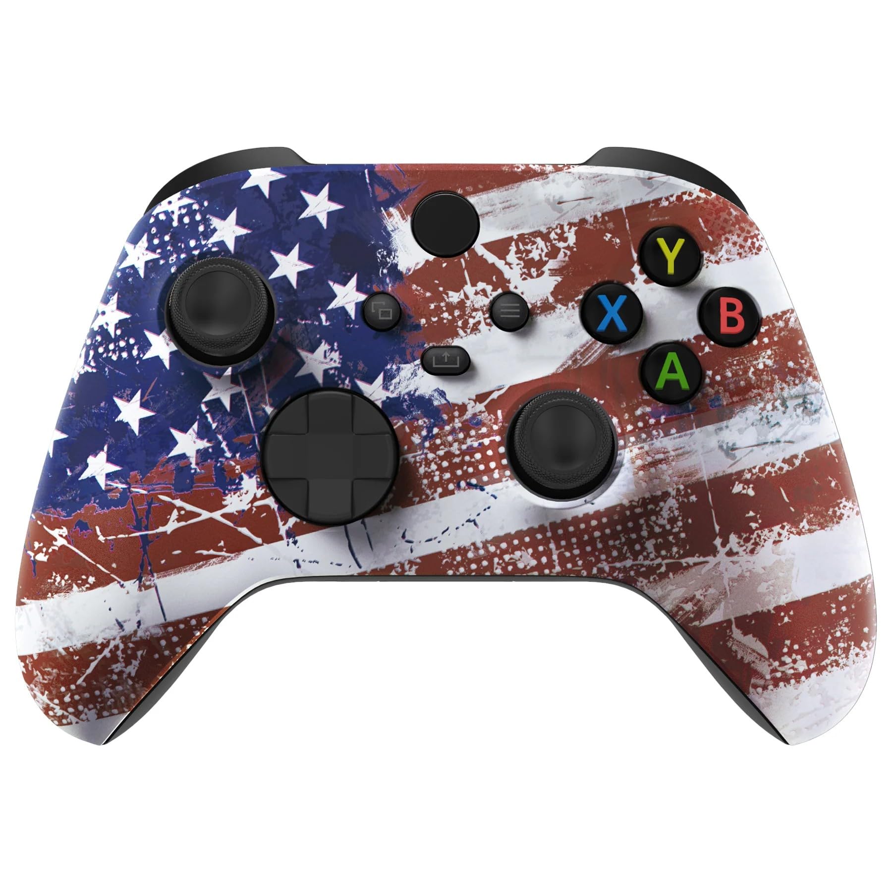 Stealth Controllers Wireless Controller for Xbox Series S, Xbox Series X, Xbox One - Soft Touch Feel - Custom Series S/X Controller (USA Flag)