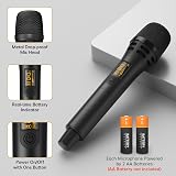 TONOR TW320 Wireless Microphones UHF 2 Microphones 5 Channel Receiver 60m view 5