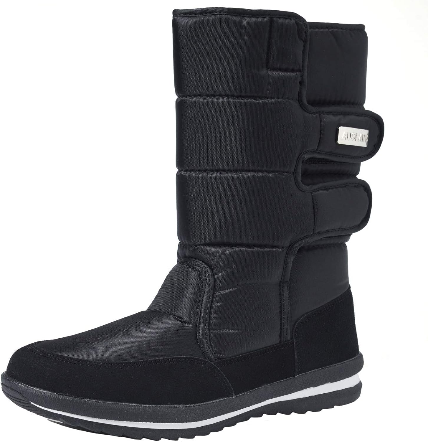 Shenji Men's Hook and Loop Fastener MidCalf Snow Boots H1038 Amazon.co.uk Shoes & Bags
