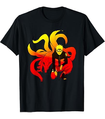 Amazon.com: Naruto Shippuden Orange Box with Kanji Anime T-Shirt