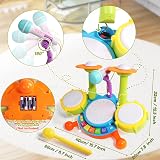 Fajiabao Kids Drum Kit Toy Musical Instrument for Toddlers 1 2 Year Olds view 6