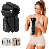 GAOS Wrist weights for women &amp; Ankle Weights - 2 lbs Pair Soft Silicone Weighted Bangles | Non Slip Comfortable Wearable Weights for Pilates, Yoga, Walking, Running &amp; Strength Training | Sleek Matte Finish | Set of 2