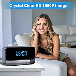 FHD 1080P Clock Camera - WiFi Wireless Camera for