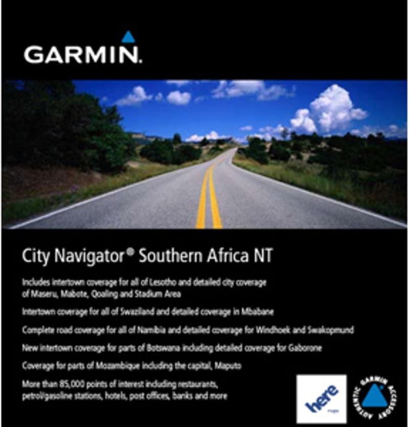 Garmin City Navigator Southern Africa NT microSD SD Card Maps