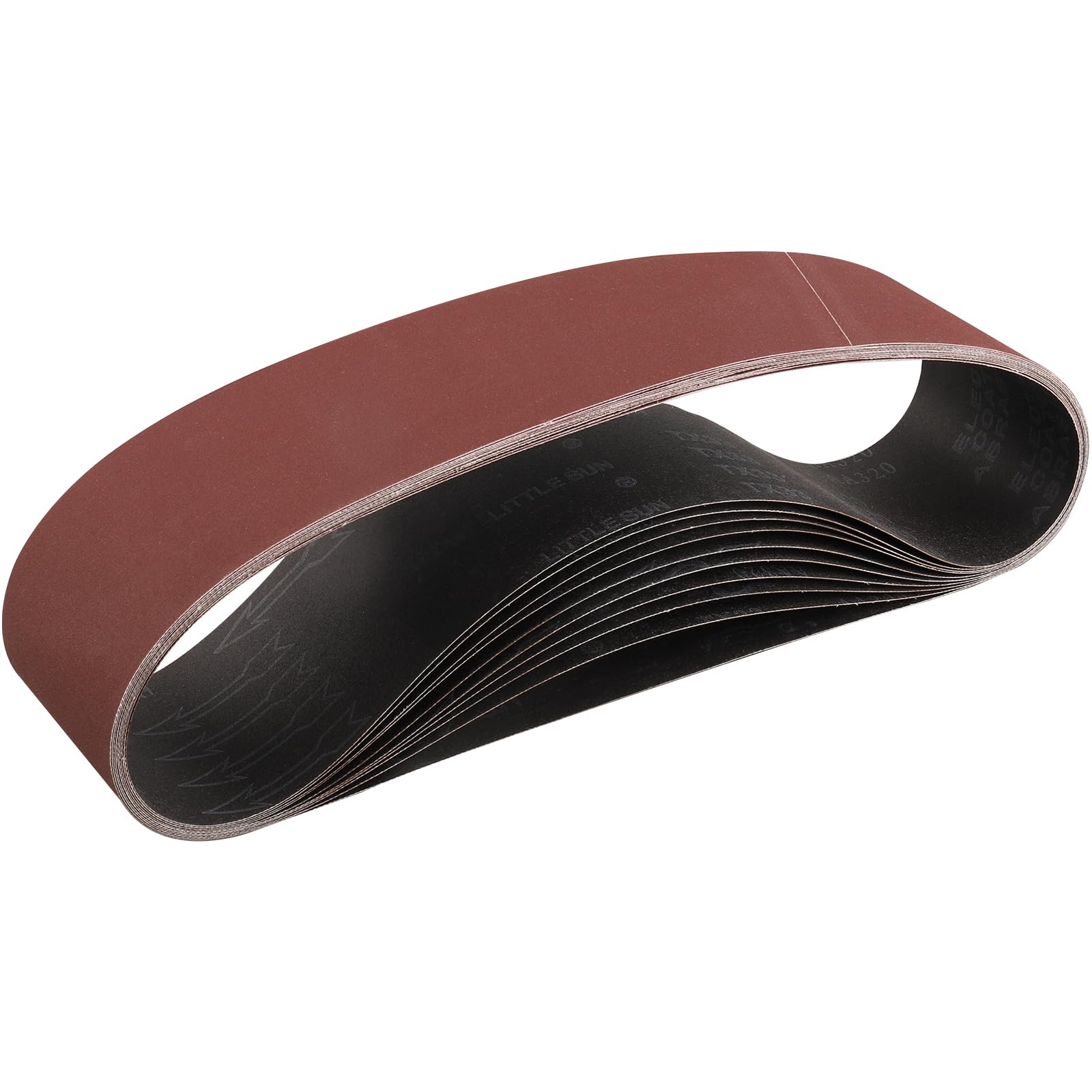 STEBRUAM Sanding Belt 100 x 915 mm,10PCS 320 Grit