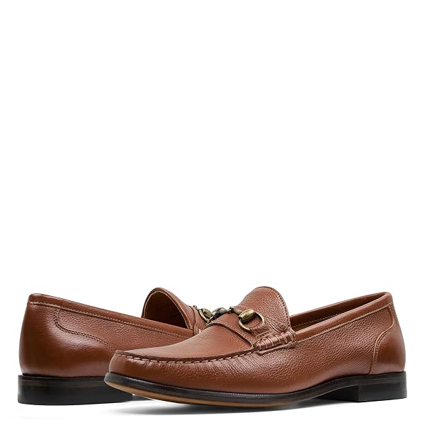DONALD PLINER MENS NICKOLAS TUMBLED CALF, WHISKEY 8