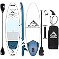 Polar Outdoors by Roc Inflatable Stand Up Paddle Board with Premium SUP Paddle Board Accessories, Wide Stable Design, Non-Slip Comfort Deck for Youth & Adults