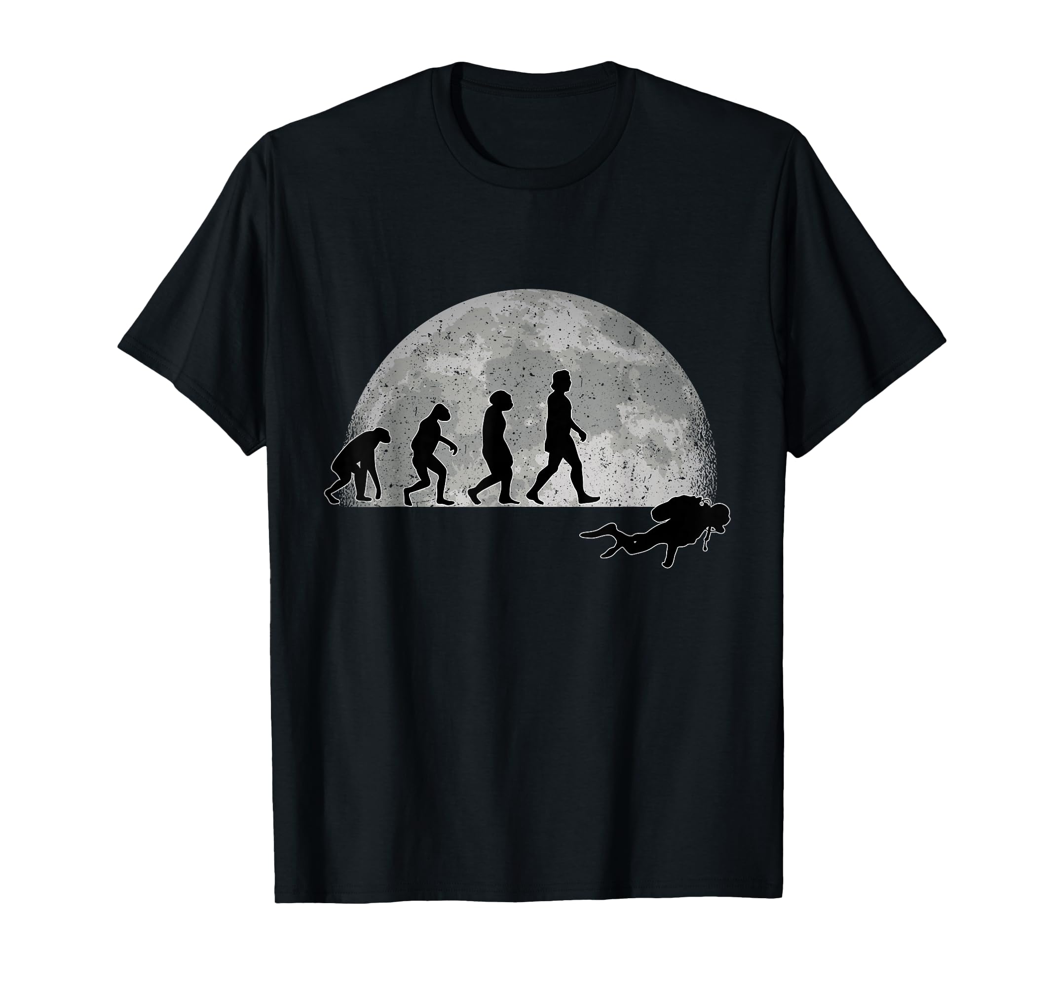 Diver Evolution Moon Diving snorkel T-Shirt